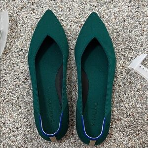 Rothy's Emerald Green Flats